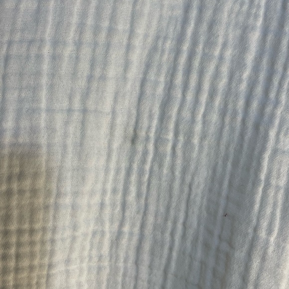 Old Navy White Button Front Muslim Textured Shirt XXL - Picture 5 of 6